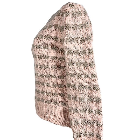 Vintage Womens Chance Encounters Sweater Size M Pullover Silk Blend Hand Knit - Picture 5 of 7